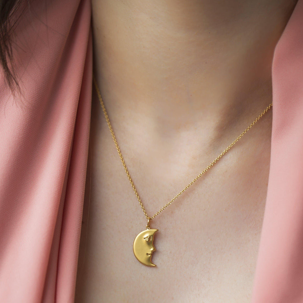 MOON NECKLACE - Danelian Jewelry