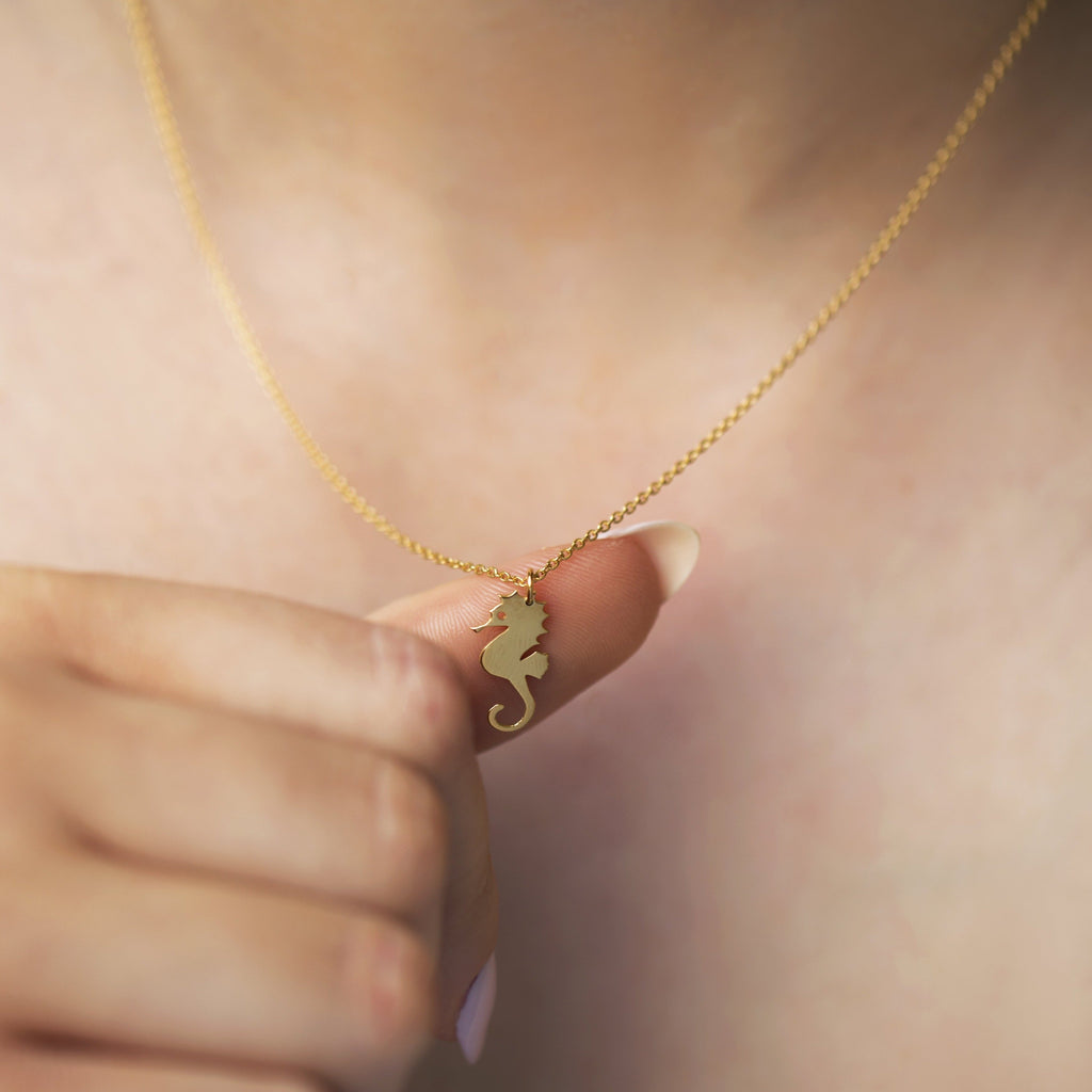 SEAHORSE NECKLACE - Danelian Jewelry