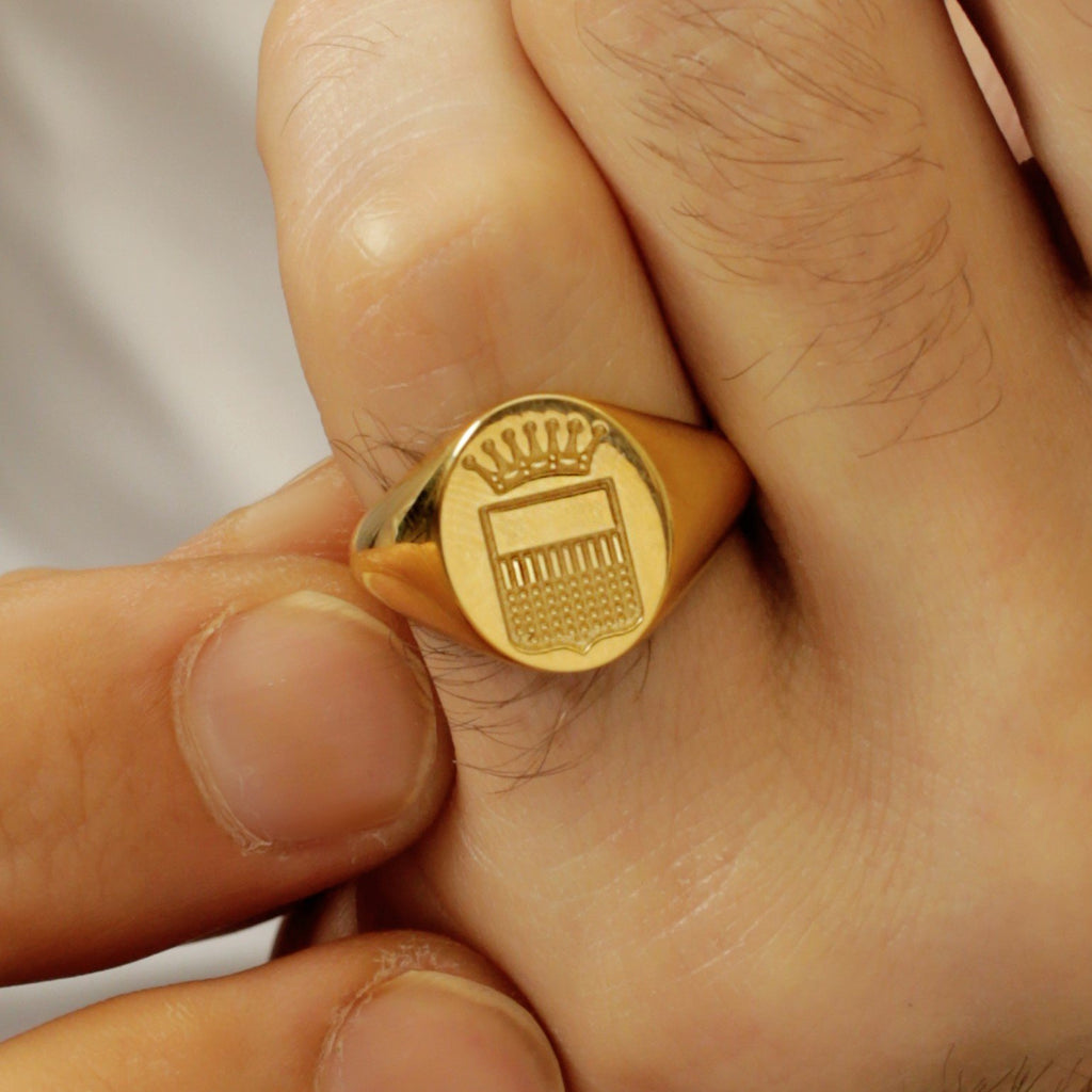 CUSTOM FAMILY CREST RING - Danelian Jewelry