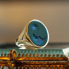 BLOODSTONE MOON RING - Danelian Jewelry