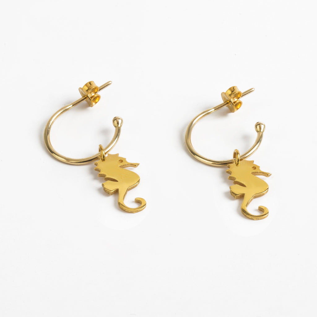 SEAHORSE EARRING - Danelian Jewelry